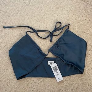 Aritzia crop top blue